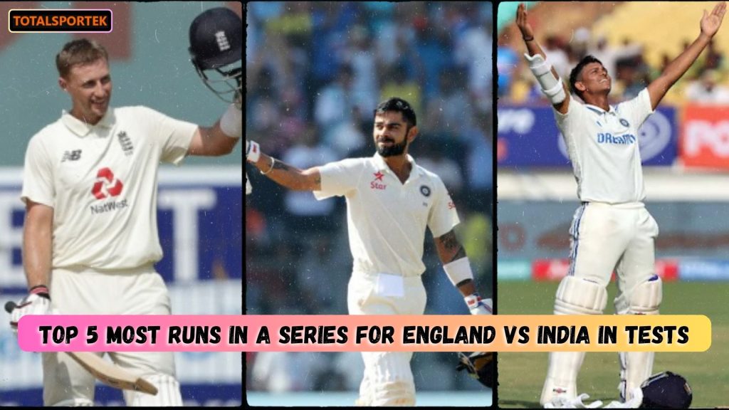 Most Runs in a Series for England vs India in Tests