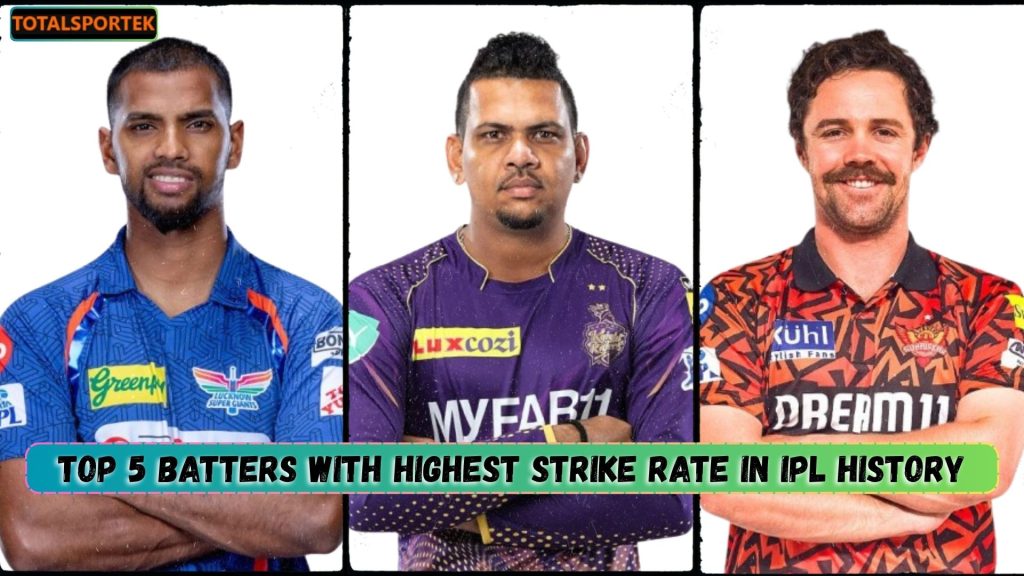 Batters with Highest Strike Rate in IPL