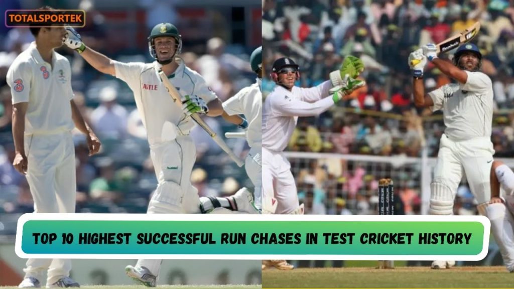 Highest Successful Run Chases in Test Cricket