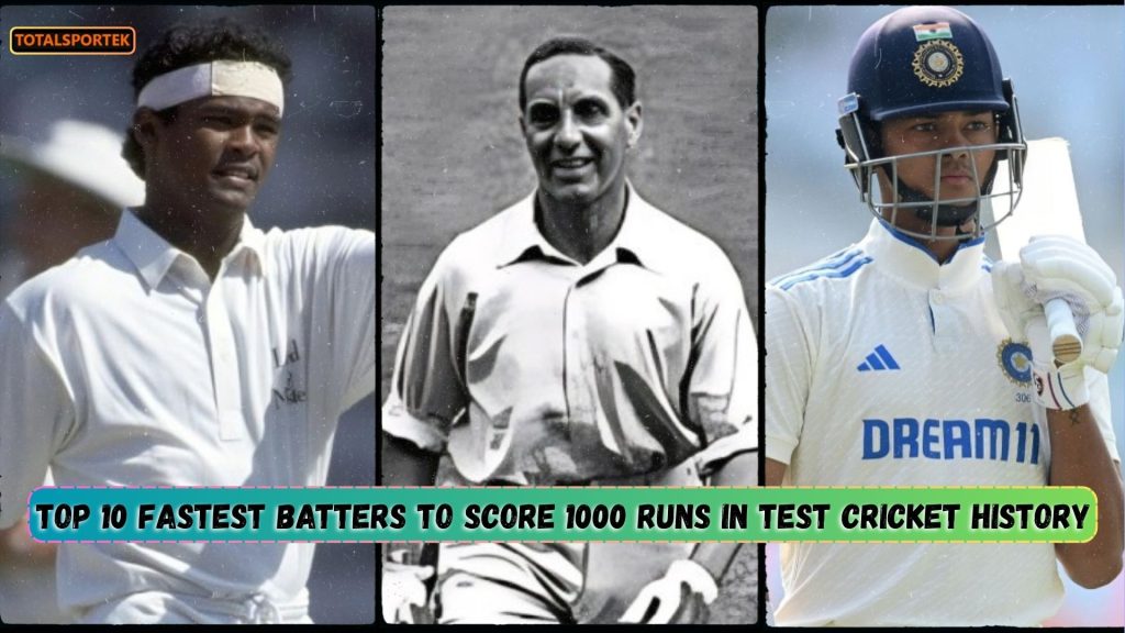 Fastest Batters to Score 1000 Runs in Test