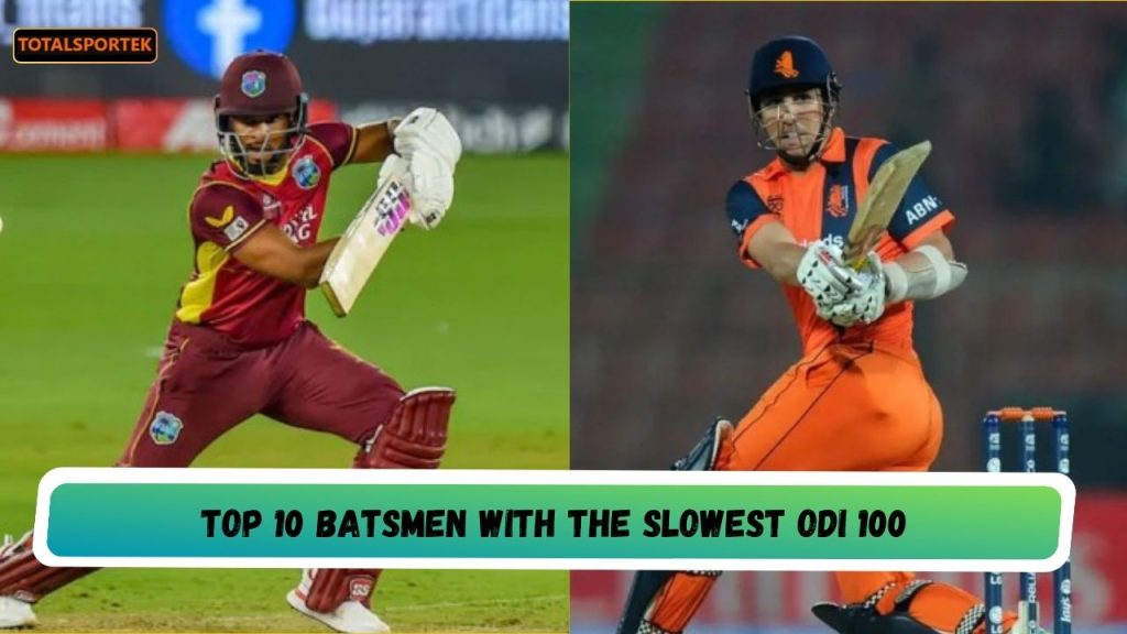 batsmen with the slowest ODI 100