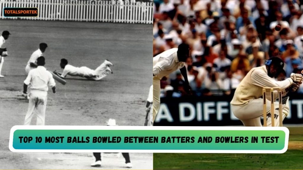 Most Balls Bowled Between Batters and Bowlers in Test