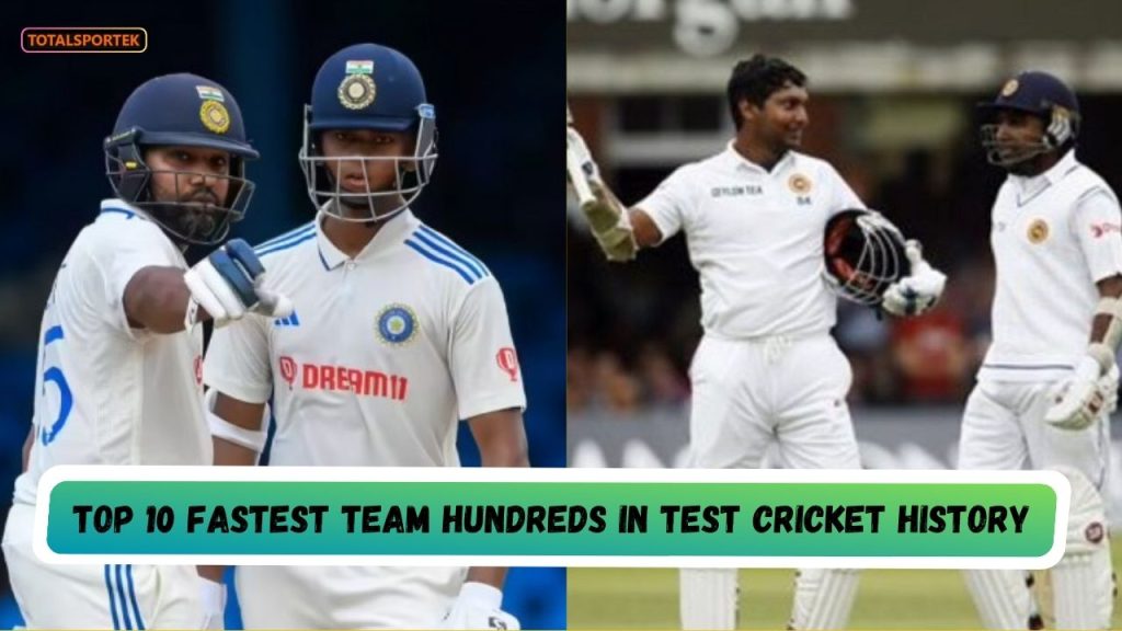 Fastest Team Hundreds in Test Cricket