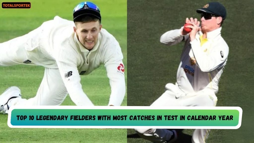 Most Catches in Test in Calendar Year