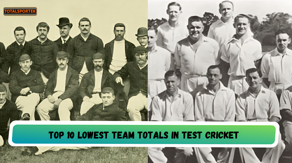 Lowest Team Totals in Test Cricket